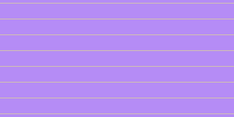 #6c18f0 (50%), #dbd393 horizontal lines, two pixels wide, fifty-two pixels apart