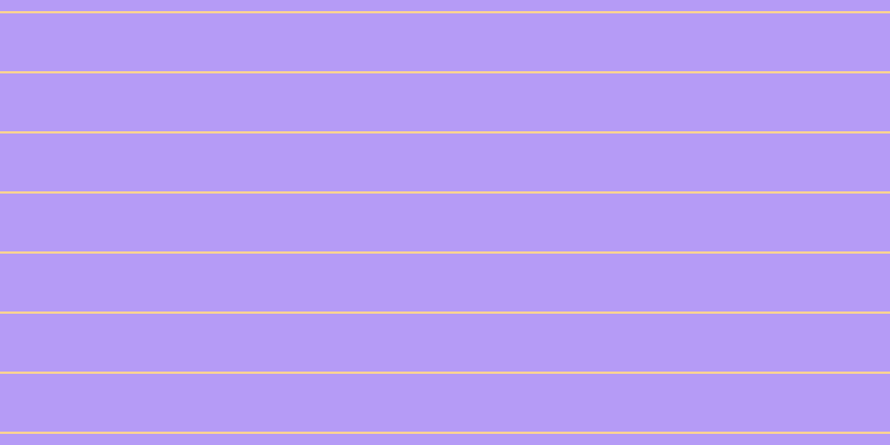 #6c39f0 (50%), #fcd393 horizontal lines, two pixels wide, fifty-two pixels apart
