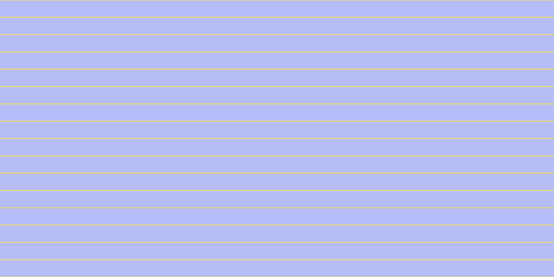 #6c7bf0 (50%), #dbd393 horizontal lines, two pixels wide, twenty-three pixels apart
