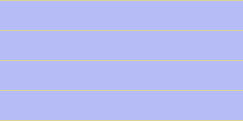 #6c7bf0 (50%), #dbd393 horizontal lines, two pixels wide, ninety-seven pixels apart
