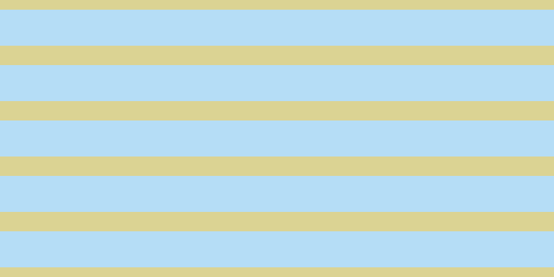 #6cbdf0 (50%), #dbd393 horizontal lines, twenty-eight pixels wide, fifty-two pixels apart