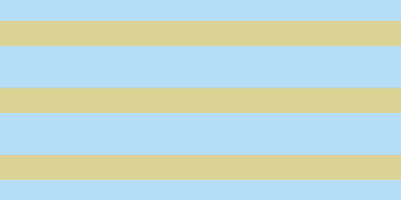 #6cbdf0 (50%), #dbd393 horizontal lines, fifty pixels wide, eighty-four pixels apart