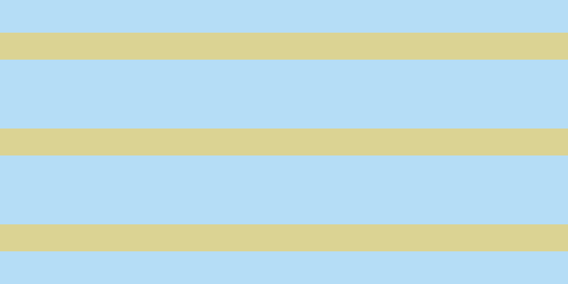 #6cbdf0 (50%), #dbd393 horizontal lines, thirty-eight pixels wide, ninety-seven pixels apart