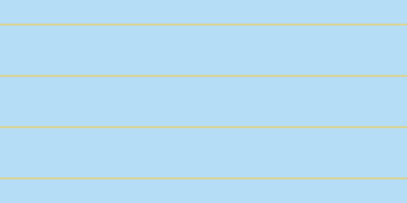 #6cbdf0 (50%), #dbd393 horizontal lines, four pixels wide, ninety-seven pixels apart