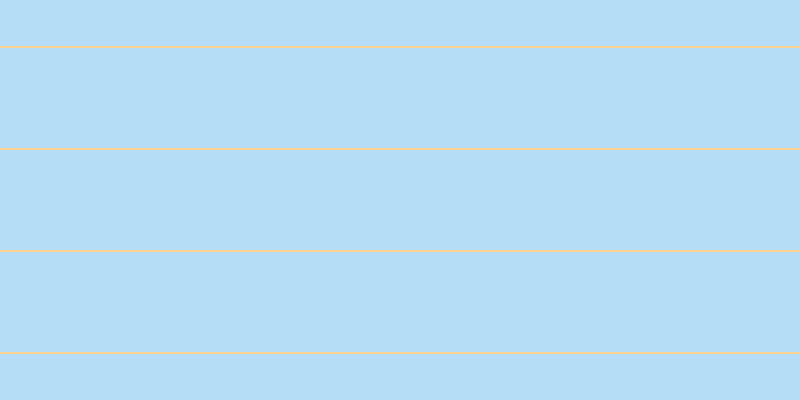 #6cbdf0 (50%), #fcd393 horizontal lines, two pixels wide, one hundred pixels apart