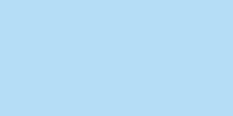 #6cbdf0 (50%), #fcd393 horizontal lines, two pixels wide, twenty-nine pixels apart