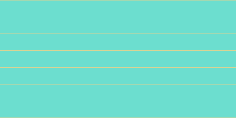 #6cdecf, #dbd393 horizontal lines, two pixels wide, fifty-five pixels apart