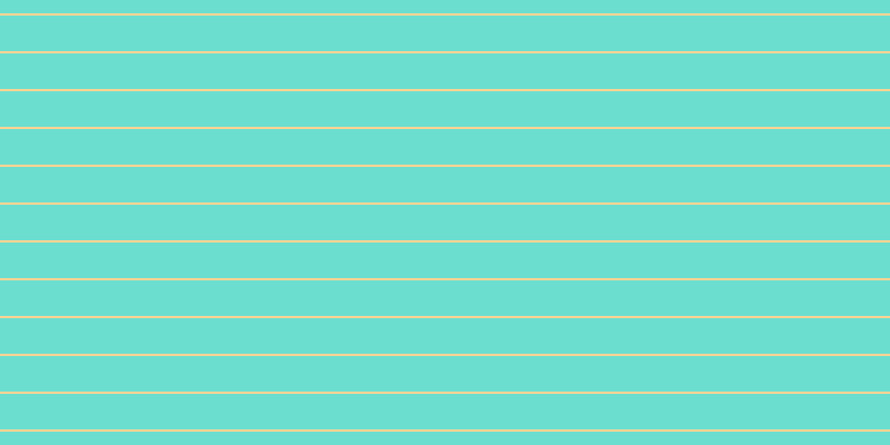 #6cdecf, #fcd393 horizontal lines, two pixels wide, thirty-two pixels apart