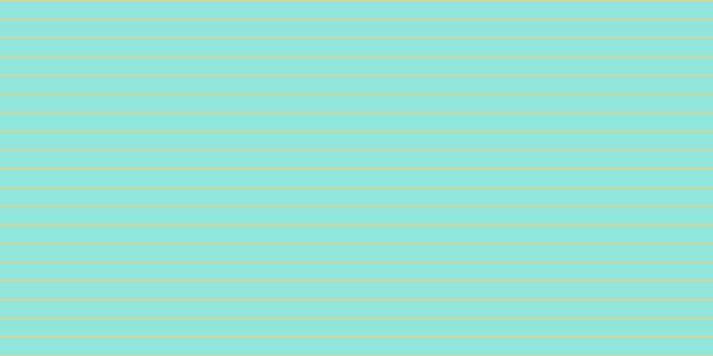 #6cdecf (75%), #dbd393 horizontal lines, two pixels wide, nineteen pixels apart