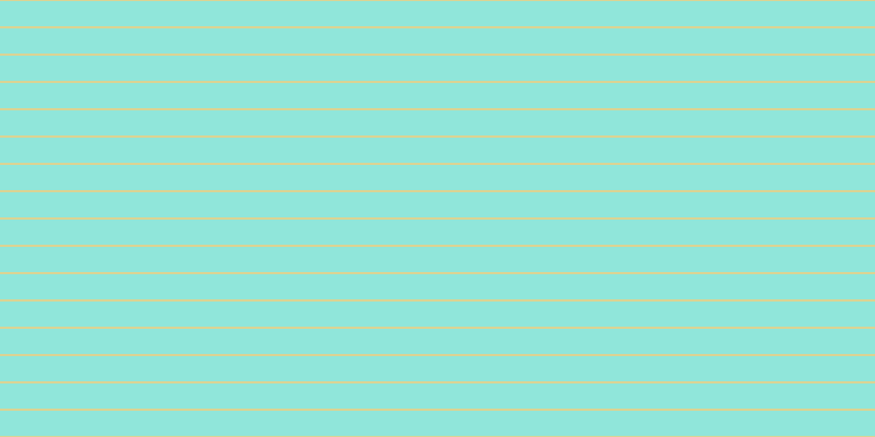 #6cdecf (75%), #dbd393 horizontal lines, two pixels wide, twenty-three pixels apart