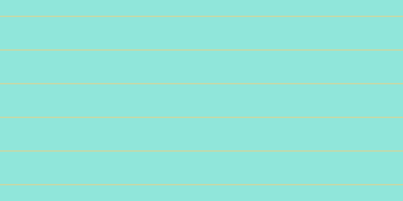 #6cdecf (75%), #dbd393 horizontal lines, two pixels wide, sixty-five pixels apart