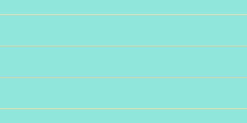 #6cdecf (75%), #fcd393 horizontal lines, two pixels wide, one hundred pixels apart