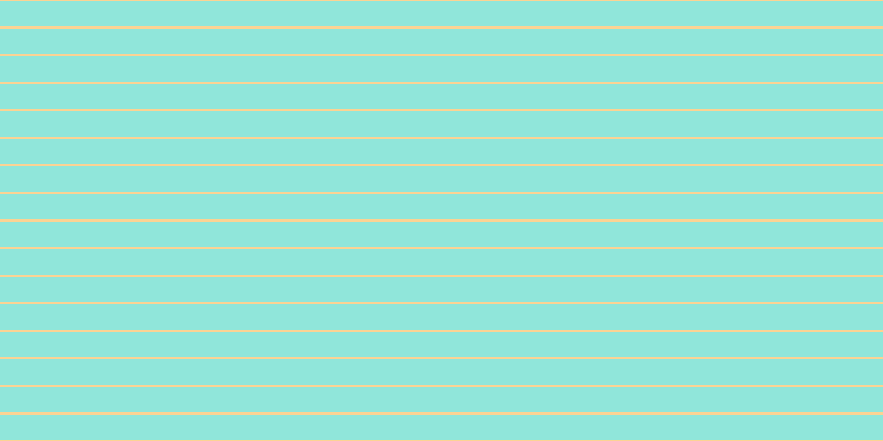 #6cdecf (75%), #fcd393 horizontal lines, two pixels wide, twenty-three pixels apart