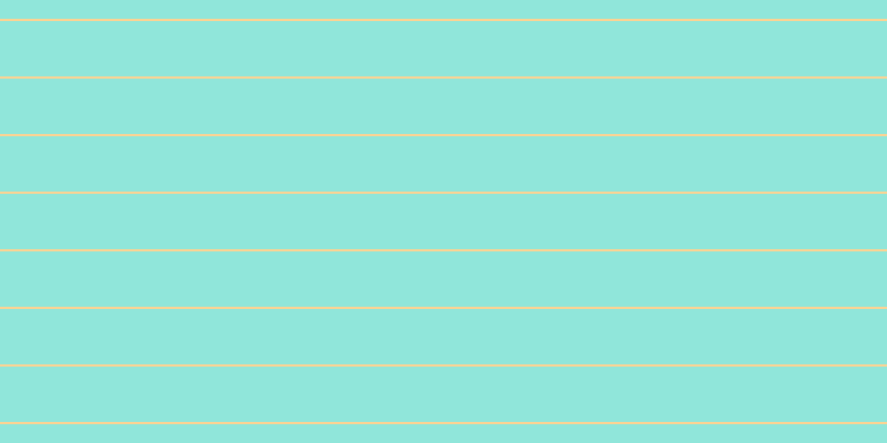 #6cdecf (75%), #fcd393 horizontal lines, two pixels wide, fifty pixels apart