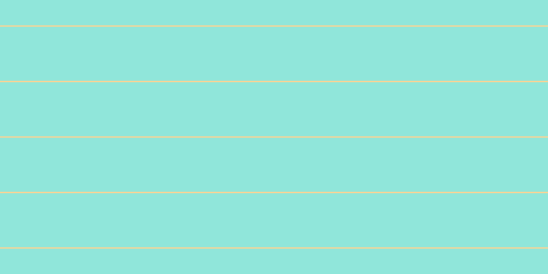 #6cdecf (75%), #fcd393 horizontal lines, two pixels wide, seventy-nine pixels apart