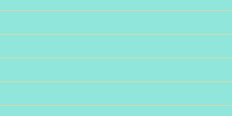 #6cdecf (75%), #fcd393 horizontal lines, two pixels wide, eighty pixels apart