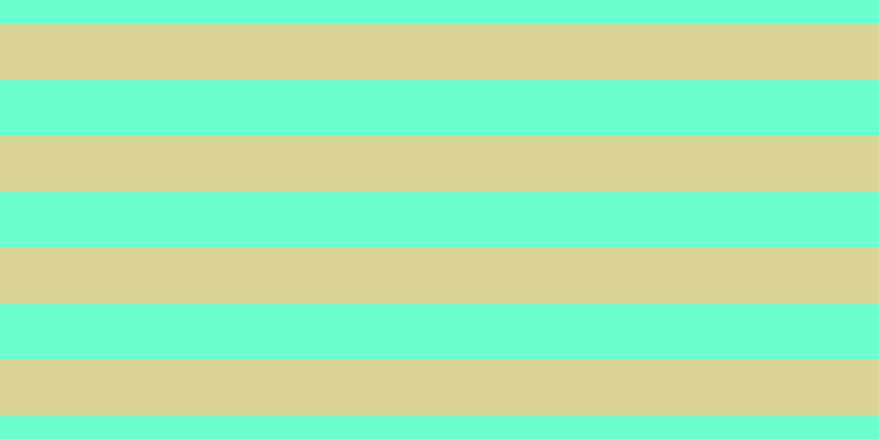 #6cffcf, #dbd393 horizontal lines, fifty pixels wide, fifty-two pixels apart