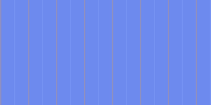 #6d8bee, #caa393 vertical lines, one pixels wide, fifty-two pixels apart