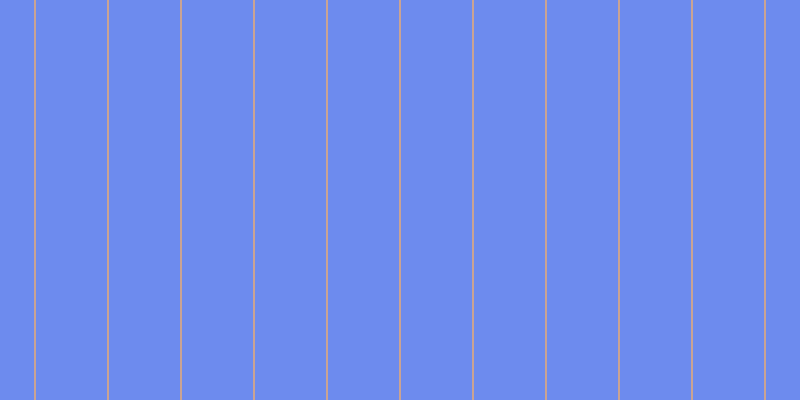 #6d8bee, #caa393 vertical lines, two pixels wide, seventy-one pixels apart