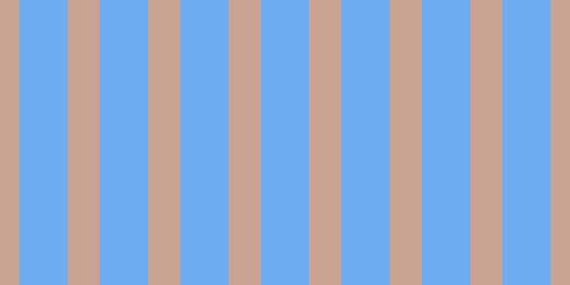 #6dacee, #caa393 vertical lines, forty-five pixels wide, sixty-eight pixels apart