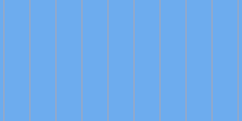 #6dacee, #caa393 vertical lines, two pixels wide, eighty-four pixels apart