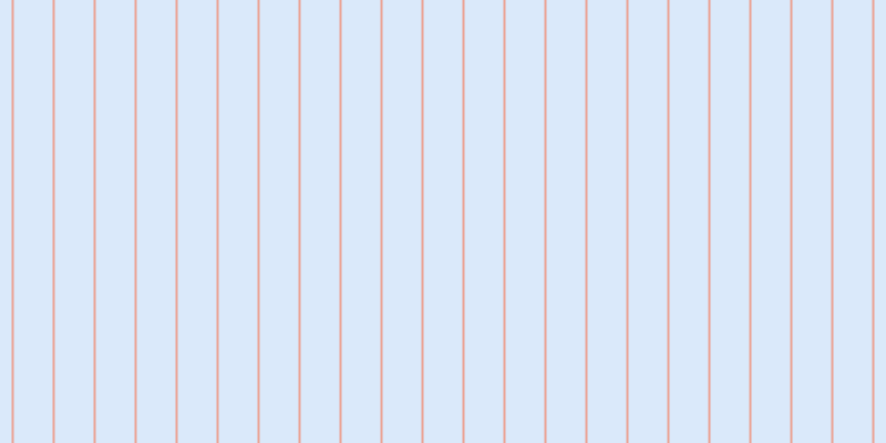 #6dacee (25%), #eba393 vertical lines, two pixels wide, thirty-five pixels apart