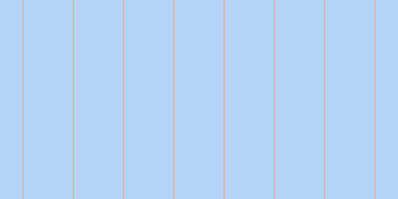 #6dacee (50%), #eba393 vertical lines, two pixels wide, ninety-nine pixels apart
