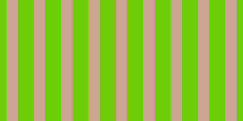 #6dcd07, #caa393 vertical lines, thirty-eight pixels wide, fifty-two pixels apart