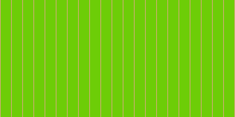 #6dcd07, #eba393 vertical lines, two pixels wide, thirty-six pixels apart