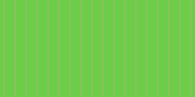 #6dcd49, #caa393 vertical lines, two pixels wide, forty-three pixels apart