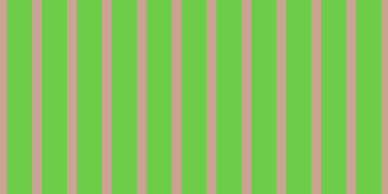 #6dcd49, #caa393 vertical lines, twenty pixels wide, fifty-two pixels apart