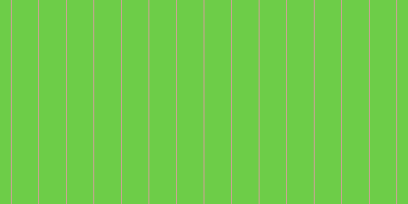#6dcd49, #caa393 vertical lines, two pixels wide, fifty-two pixels apart