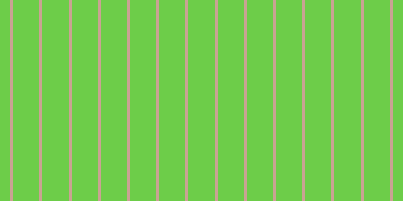 #6dcd49, #caa393 vertical lines, six pixels wide, fifty-two pixels apart