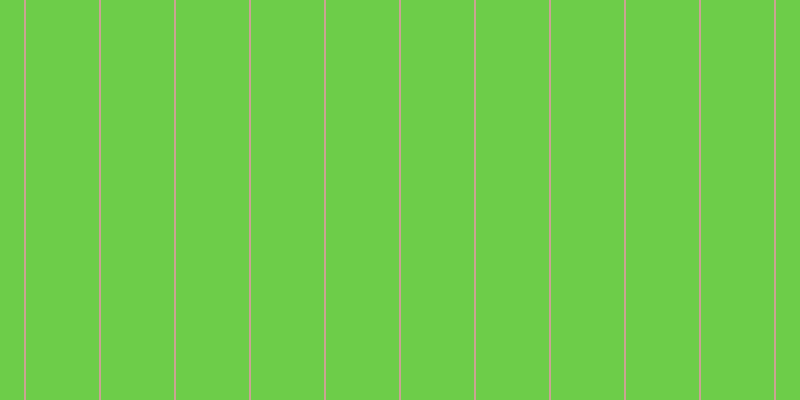 #6dcd49, #caa393 vertical lines, two pixels wide, seventy-three pixels apart