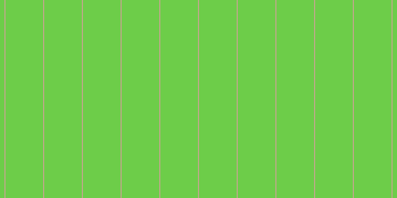 #6dcd49, #caa393 vertical lines, two pixels wide, seventy-six pixels apart