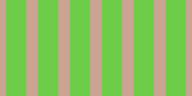 #6dcd49, #caa393 vertical lines, forty-nine pixels wide, eighty-four pixels apart