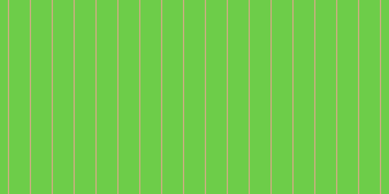#6dcd49, #eba393 vertical lines, two pixels wide, forty-three pixels apart