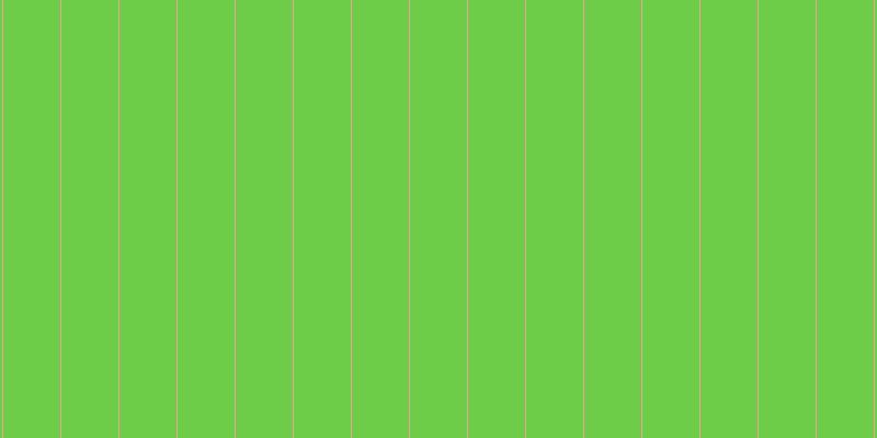 #6dcd49, #eba393 vertical lines, one pixels wide, fifty-two pixels apart