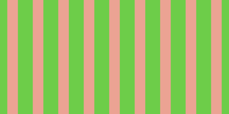 #6dcd49, #eba393 vertical lines, thirty-seven pixels wide, fifty-two pixels apart