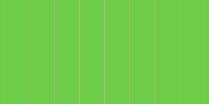 #6dcd49, #eba393 vertical lines, one pixels wide, ninety-five pixels apart