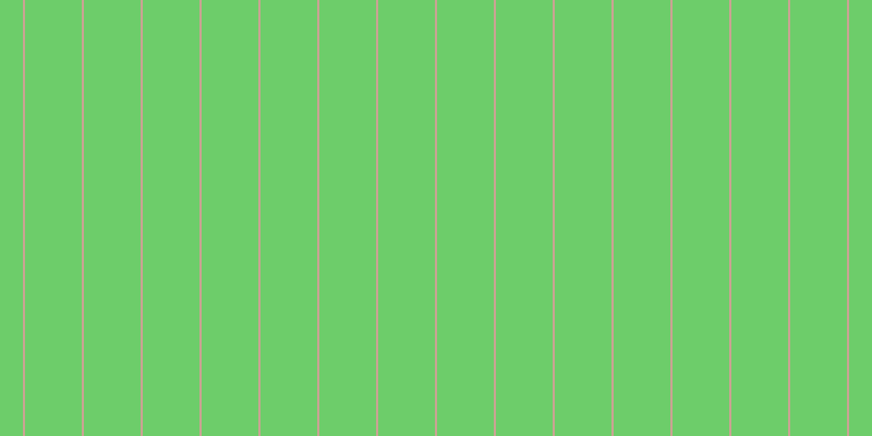 #6dcd6a, #caa393 vertical lines, two pixels wide, fifty-two pixels apart