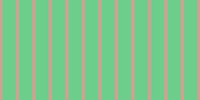 #6dcd8b, #caa393 vertical lines, fourteen pixels wide, fifty-two pixels apart
