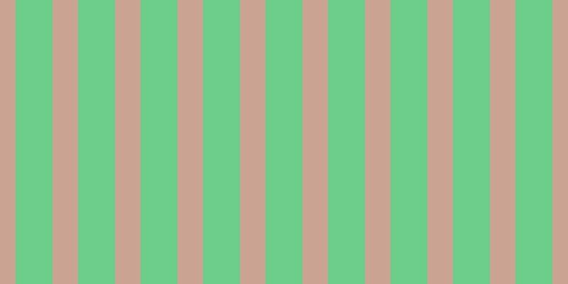 #6dcd8b, #caa393 vertical lines, thirty-six pixels wide, fifty-two pixels apart