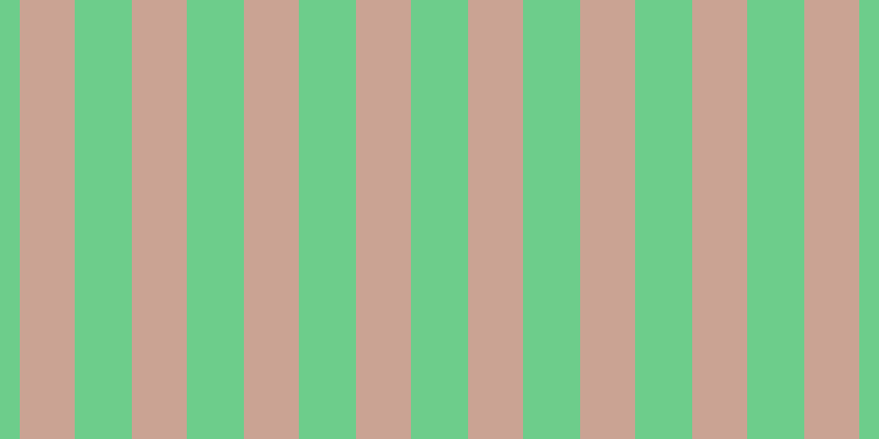 #6dcd8b, #caa393 vertical lines, fifty pixels wide, fifty-two pixels apart