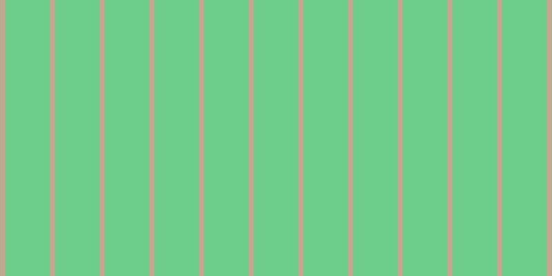 #6dcd8b, #caa393 vertical lines, seven pixels wide, sixty-five pixels apart
