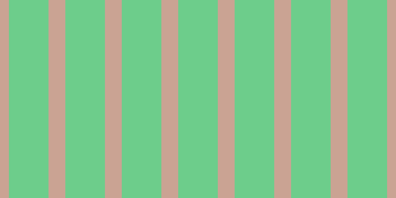 #6dcd8b, #caa393 vertical lines, thirty-four pixels wide, eighty pixels apart