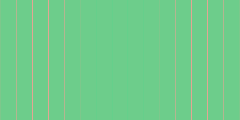 #6dcd8b, #eba393 vertical lines, one pixels wide, fifty-two pixels apart