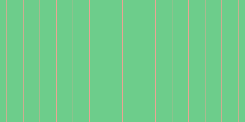 #6dcd8b, #eba393 vertical lines, two pixels wide, fifty-two pixels apart