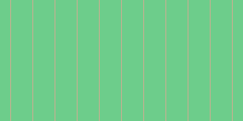 #6dcd8b, #eba393 vertical lines, two pixels wide, seventy-one pixels apart