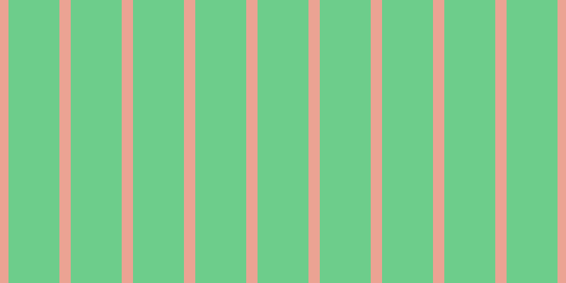 #6dcd8b, #eba393 vertical lines, sixteen pixels wide, seventy-two pixels apart